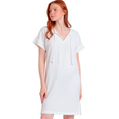 Robe estivale manches courtes Linen Style ADMAS
