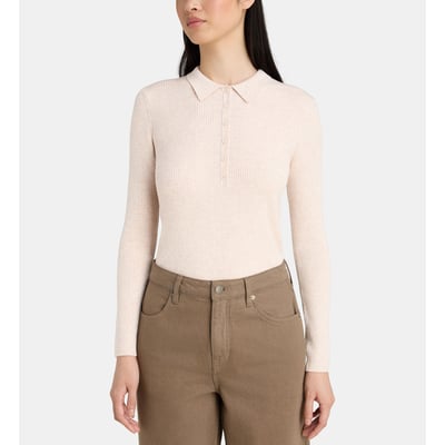 Pull polo droit okola maille côtelée JODHPUR