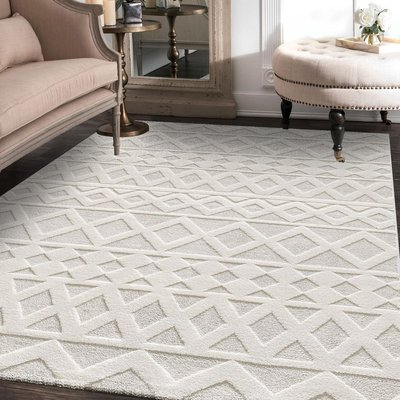 Tapis salon et chambre tissé motif simple LYN9 CERLOS UN AMOUR DE TAPIS