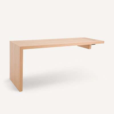 Plateau de bureau avec pied, en chêne L175, Mikube AM.PM