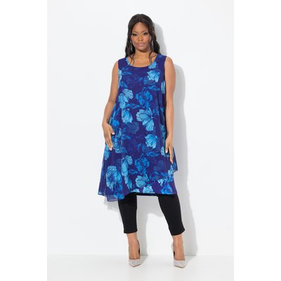 Robe doublée sans manches, motif floral ULLA POPKEN