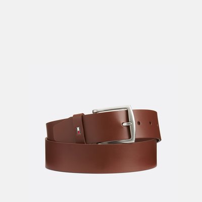 Cintura larga in pelle New Denton 4 cm TOMMY HILFIGER