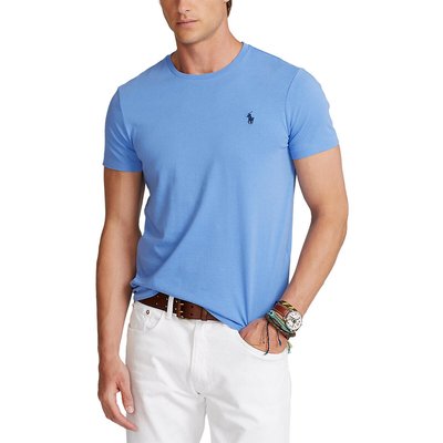 Футболка с круглым вырезом из хлопкового джерси POLO RALPH LAUREN