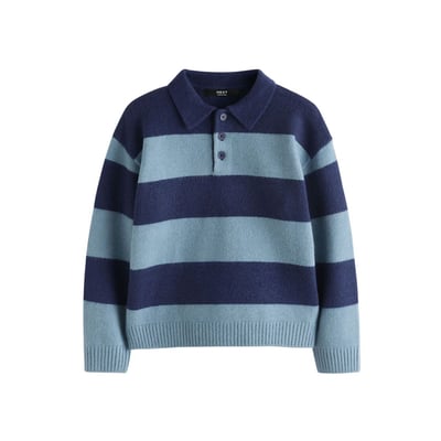 Polo de rugby en maille à rayures NEXT