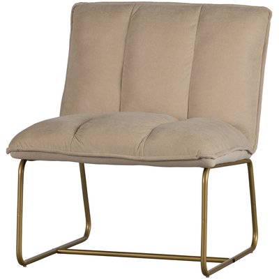 Fauteuil en velours côtelé FIE WOOOD