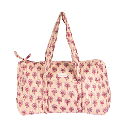 Sac weekend en coton matelassé Aarti BINDI ATELIER