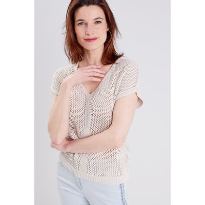 Pull manches courtes ajouré BREAL