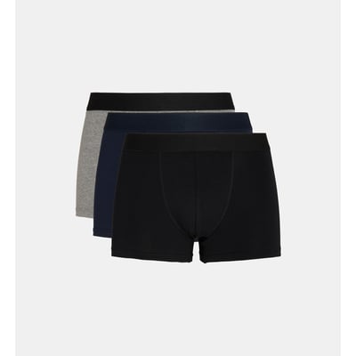 Lot de 3 boxers doxer jersey coton bio stretch GALERIES LAFAYETTE