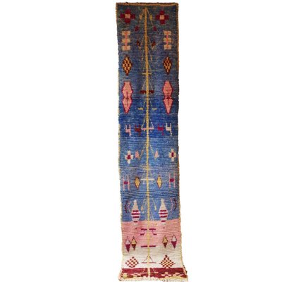 Tapis de couloir berbère marocain pure laine 81 x 383 cm AFK LIVING