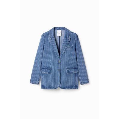 Desigual - Blazer denim à rayures DESIGUAL