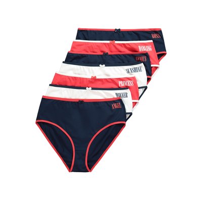 Culottes midi, lot de 7, adage imprimé ULLA POPKEN