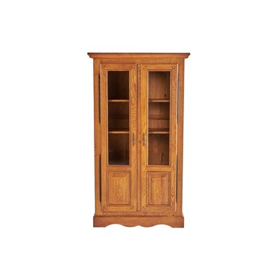 Vitrine 2 portes en chêne massif - LA BRESSE HELLIN, DEPUIS 1862