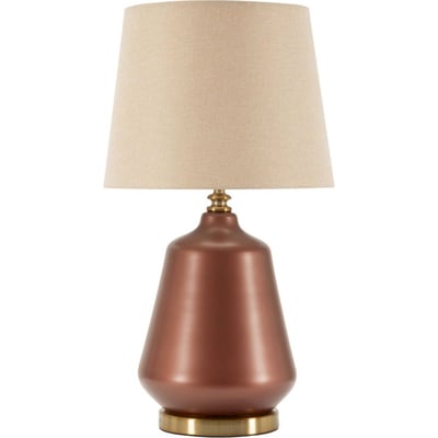 Lampe à poser verre et fer abat-jour GLAM RECOLLECTION