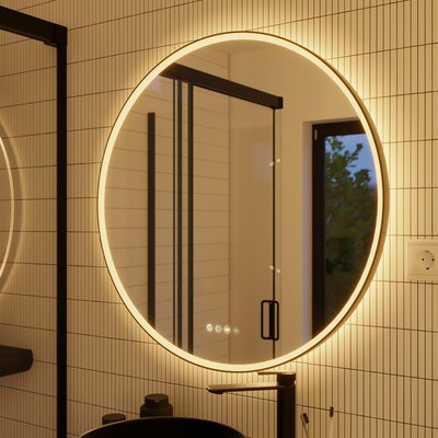 Miroir avec lumières intégrées en verre NEO FRAME SENSEA