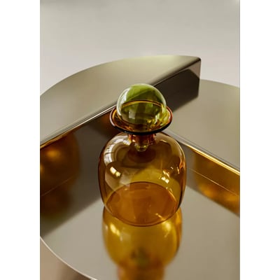 Petit vase décoratif bicolore en borosilicate MANGO HOME