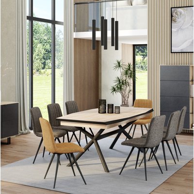 Table extensible en chêne blanc 200-290 cm ZONZA PIER IMPORT