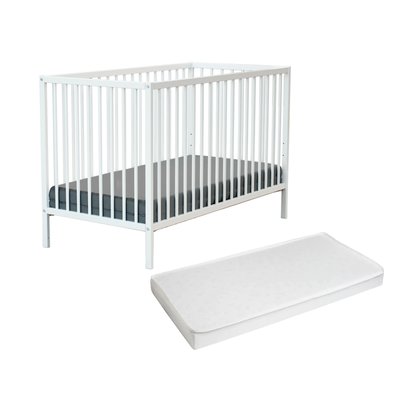 Lit bébé en bois avec matelas WEBABY