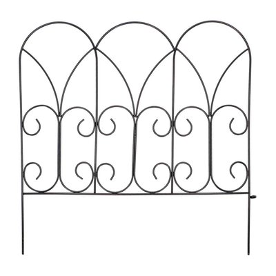 Bordure de jardin métal volutes A l'unité JARDINDECO