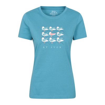 T-shirt manches courtes motif/style imprimé graphique ST IVES MOUNTAIN WAREHOUSE