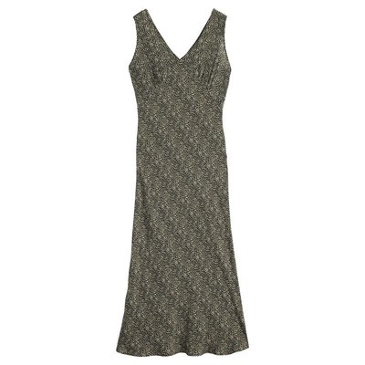 Robe longue FEMME Levi's® avec sans manches et col v anthracite LEVI'S