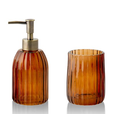 Set salle de bain marron LIMO MAISON AUBERTIN