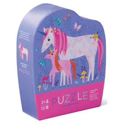Mini Puzzle - 12 pieces - Licorne magique CROCODILE CREEK