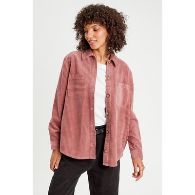 Chemise velours rose femme 2025