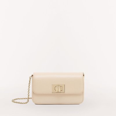 Schoudertas in leer 1927 Mini FURLA