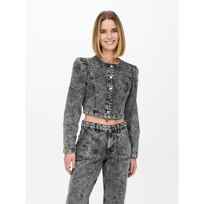 Chemise jean manche bouffante La Redoute
