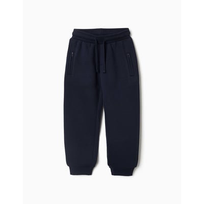 Pantalon de jogging en coton peigné avec cordon de serrage et poches ZIPPY