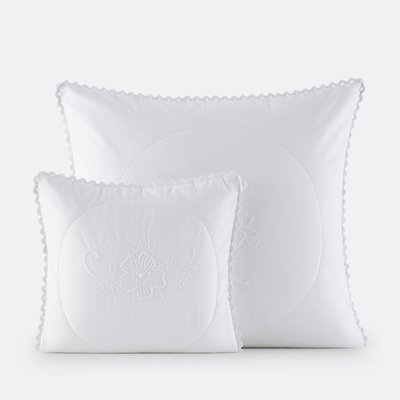 Housse de coussin coton brodé carrée, Tennessee LA REDOUTE INTERIEURS
