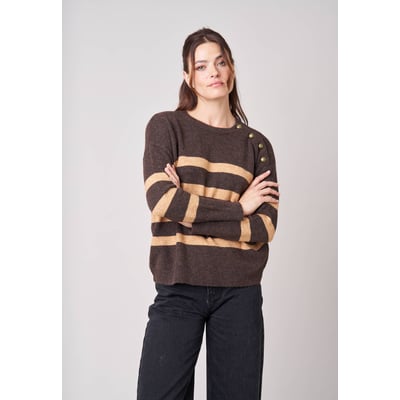 Pull femme rayé  FRANCINE DEELUXE