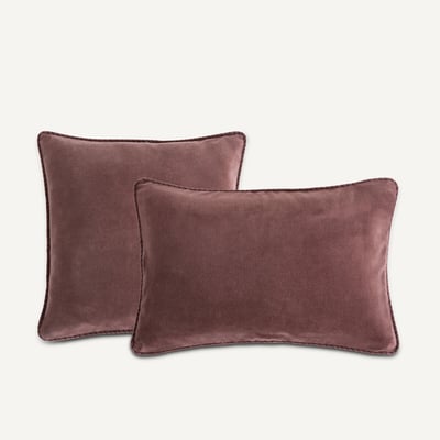 Funda de cojín de terciopelo de algodón lavado, Parma AM.PM