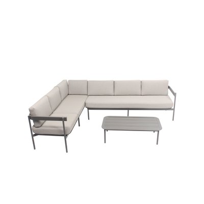 Salon de jardin aluminium SAHARA WILSA GARDEN