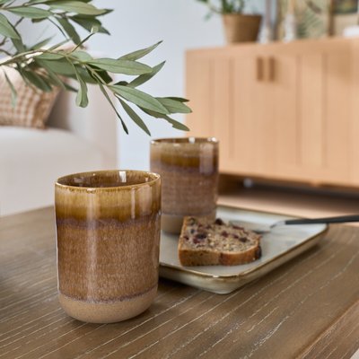 Set of 2 Bisceto Reactive Enamel Stoneware Mugs LA REDOUTE INTERIEURS
