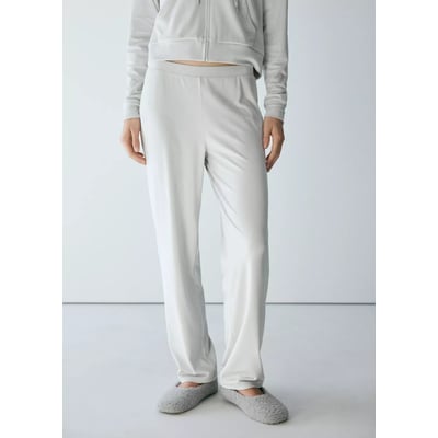Pantalon velours au toucher doux MANGO
