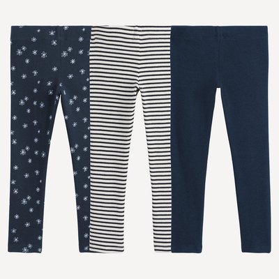 Lot de 3 leggings en jersey LA REDOUTE COLLECTIONS