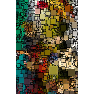 Tableau vitraux sagrada familia HEXOA