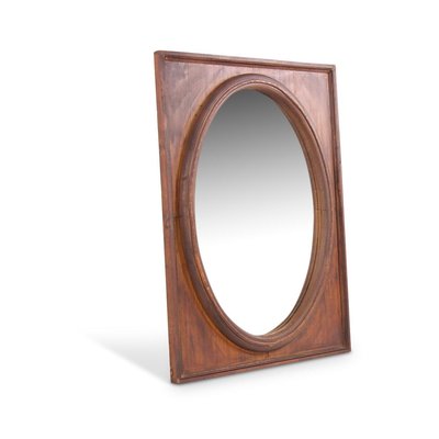 Miroir Ancien Oval Vertical Bois DECORATION D’AUTREFOIS
