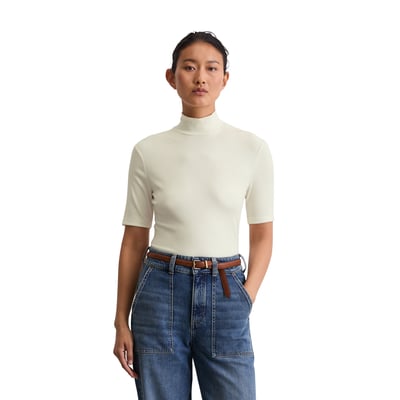 T-shirt à col roulé slim en TENCEL™ Modal MARC O'POLO
