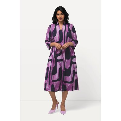 Robe midi point de Rome, manches 3/4 ULLA POPKEN