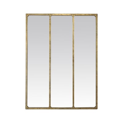 Miroir industriel 3 bandes avec rivets 90x120cm EMDE