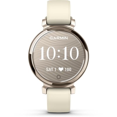 Tracker d'activité Lily 2 Cream Gold bracelet blanc coco GARMIN