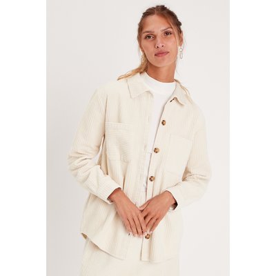 Chemise velours beige femme new arrivals