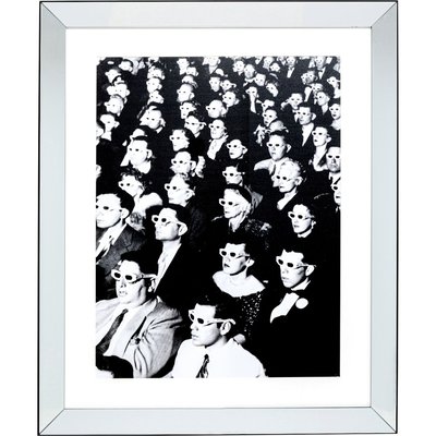 Tableau miroir Audience 86x106cm KARE DESIGN