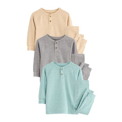 Pyjamas douillets coupe classique, lot de 3 NEXT