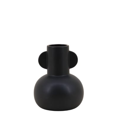 Vase en dolomite, H18cm ORNAMI
