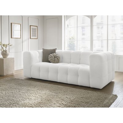 Canapé droit fixe 3 places en tissu mesh, CLOUD BOBOCHIC