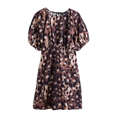 Mini-robe à manches bouffantes NEXT