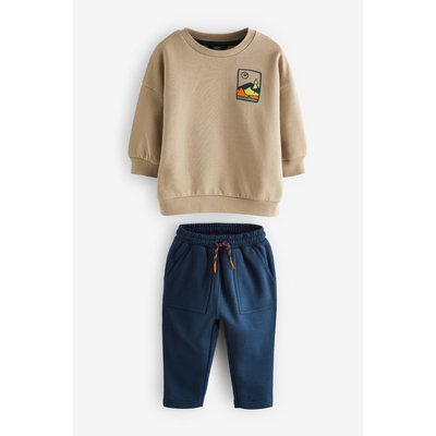 Sweat à dos imprimé et pantalon de jogging NEXT